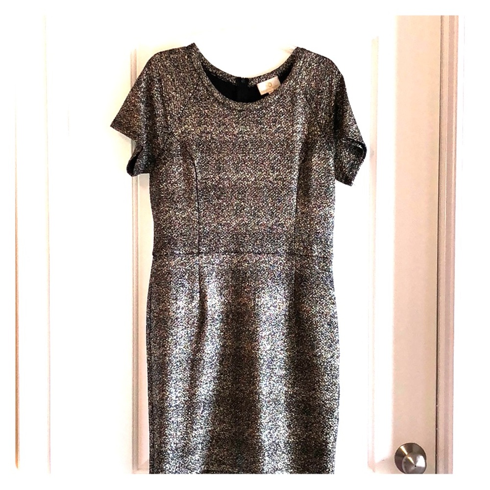 Metallic gold dress